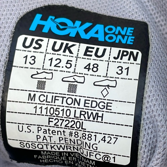 Hoka One One Gray and Multicolor Sneakers - Picture 9 of 13